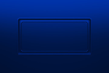 Rectangular brushed metal plate with corner from tubes