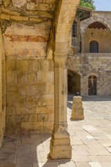 Column Lebanese Palace Architectural Detail