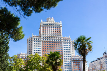 Edificio Espa&ntilde;a im Herzen von Madrid, dem Plaza de Espa&ntilde;a.