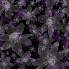 flowers seamless pattern