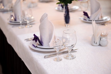 wedding banquet in a restaurant - wedding decorations
