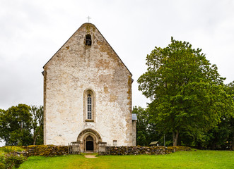 Fototapeta na wymiar Old Lutheran church in Estonia