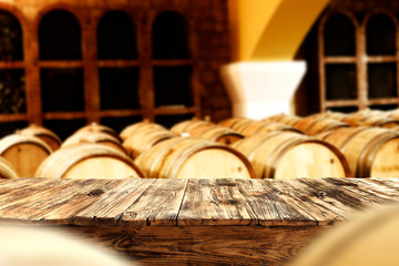 wooden desk space for your wine 