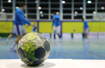 balonmano balón calentamiento U84A3022-f17 © txakel