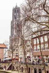 Obraz premium Cathedral in Utrecht in the Netherlands