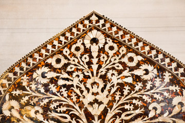 Ottoman art example of Mother of Pearl inlays from Istanbul Turk