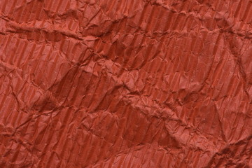 Wrinkled Corrugeted Paper as Background
