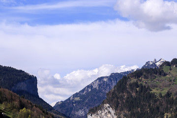 Fototapeta na wymiar the Alps