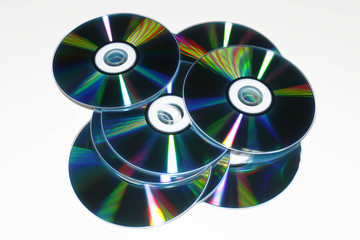 Background of compact disks or dvds