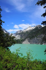 Naklejka premium Blanca Lake in Washington State, The Great Pacific Northwest