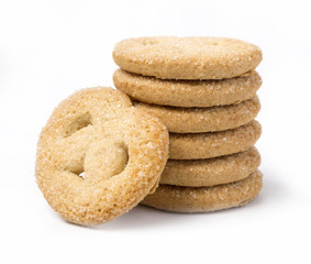 delicious biscuits isolated
