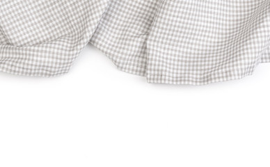 tablecloth on white background,