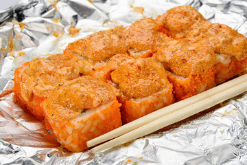 sushi rolls
