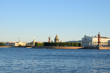 View of the Admiralty, St. Isaac's Cathedral, the arrow with Ros