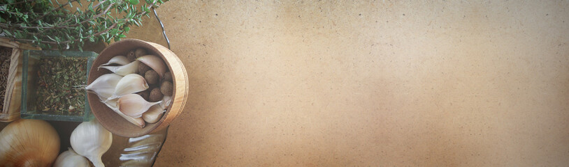 The spices - thyme, cumin and garlic. Allspice, pimento.