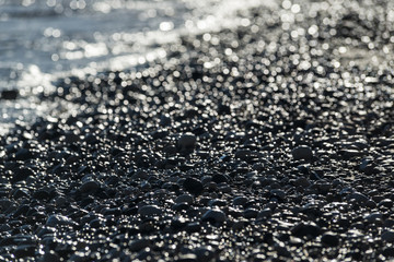 Pebbles on the beach