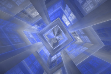 Obraz premium Fractal art background for creative design. Abstract fractal. De