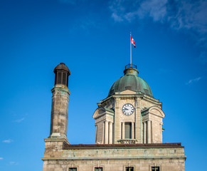 Clock tower of the old post office building - Quebec City, Canada
