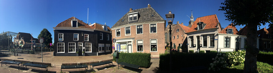 Panorama from the town Blokzijl
