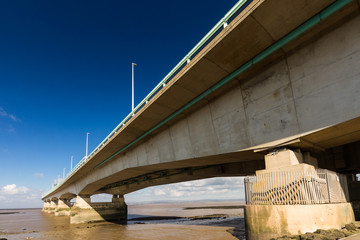 Second Severn Crossing, bridge over Bristol Channel between Engl
