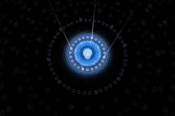 Fractal art background for creative design. Abstract fractal. De