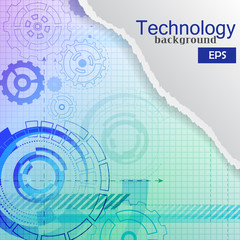 Abstract technology background