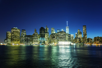 Obraz premium Widok na Manhattan