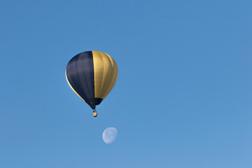 Ballonflug zum Mond