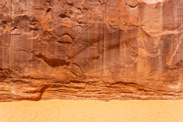 Sands with stone mountain texture background