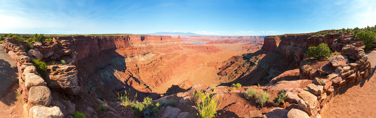 Panoramic view of canyon at Dead Horse State Park