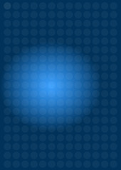 Fototapeta na wymiar Blue Circles at shining background