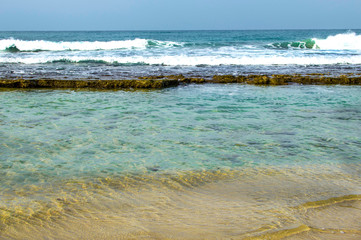 Transparent and clean water Sea