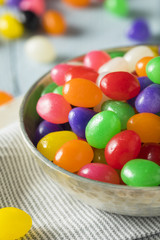 Fototapeta na wymiar Sweet Easter Egg Shaped Jelly Candies