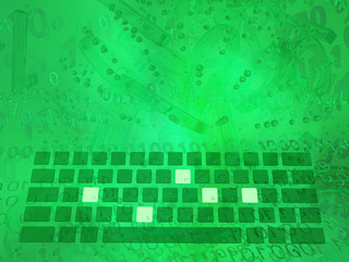 Digital Lights Keyboard Type