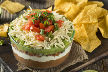 Homemade Mexican 7 Layer Dip