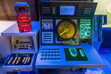 Aircraft carrier navigation equipment.