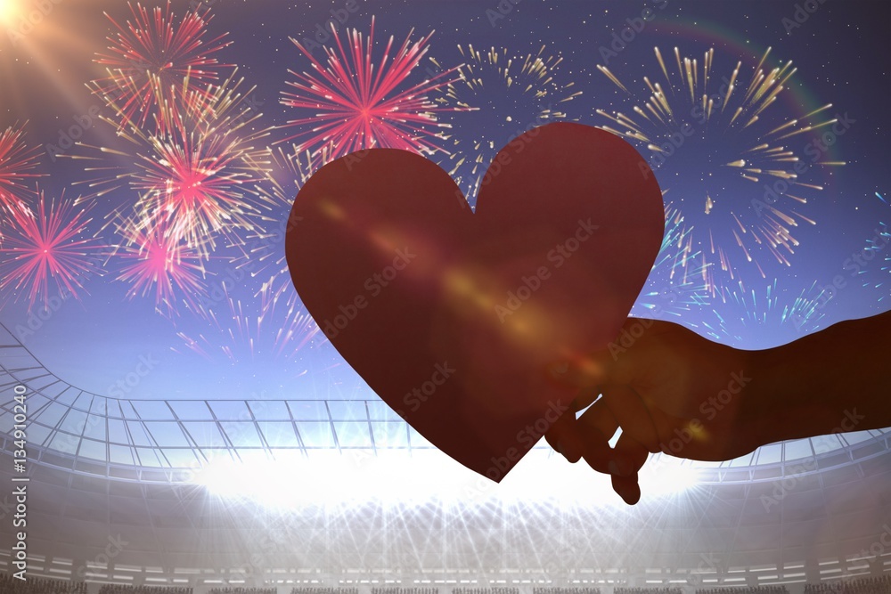 Poster composite image of heart