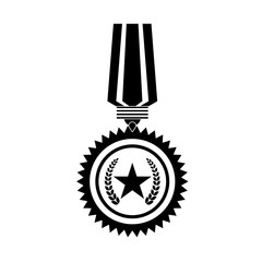 Medal of honor for the best military, vector illustrtion design