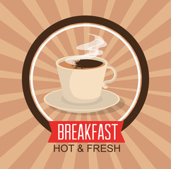 delicious coffee break icon vector illustration design