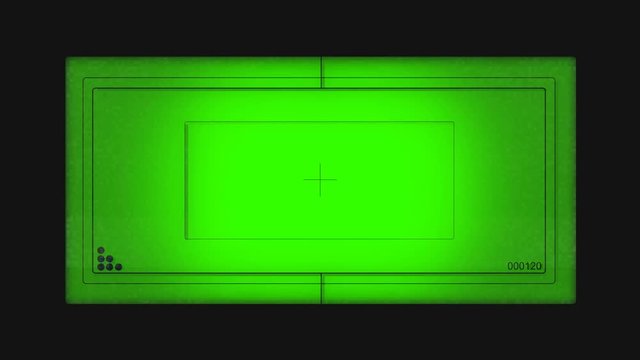Modern binocular view over green V1