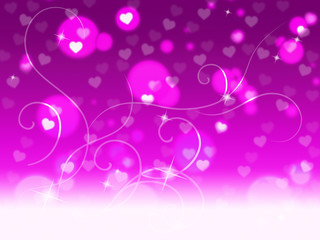 Mauve Copyspace Background Represents Valentine Day And Affectio