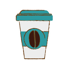 Color espresso coffee image icon design, vector illustration