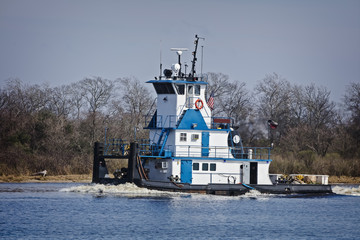 Marine Push Boat for Barges