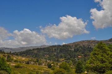 Fototapeta premium Hills Landscape in Villa General Belgrano, Cordoba, Argentina