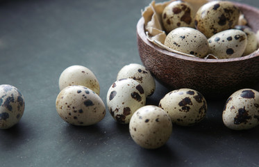 Obraz premium Quail eggs