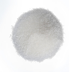 Obraz na płótnie Canvas White sugar isolated on white background