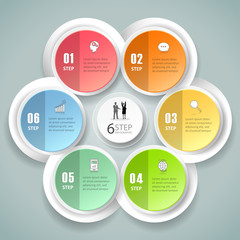 Design template business concept infographic template
