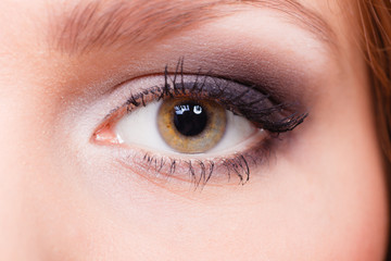 Obraz premium Glamorous woman with elegant eye make up.