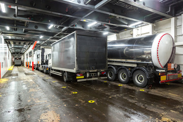 Ferry ship in Scotland, United Kingdom