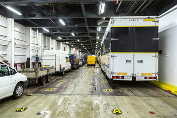 Ferry ship in Scotland, United Kingdom